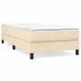 Box spring bed with cream fabric mattress 80x200 cm by , Beds and slatted bases - Ref: Foro24-3144034, Price: 276,68 €, Disco...