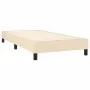 Box spring bed with cream fabric mattress 80x200 cm by , Beds and slatted bases - Ref: Foro24-3144034, Price: 276,68 €, Disco...