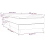 Box spring bed with cream fabric mattress 80x200 cm by , Beds and slatted bases - Ref: Foro24-3144034, Price: 276,68 €, Disco...