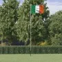 Aluminum Ireland flag and mast 6.23 m by , Flags and windsocks - Ref: Foro24-3147096, Price: 72,14 €, Discount: %