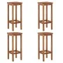 High garden table and stools 5 pcs solid acacia wood by , Garden sets - Ref: Foro24-3154387, Price: 278,11 €, Discount: %