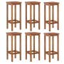 Garden table and high stools 7 pcs solid acacia wood by , Garden sets - Ref: Foro24-3154393, Price: 490,55 €, Discount: %