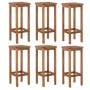 Garden table and high stools 7 pcs solid acacia wood by , Garden sets - Ref: Foro24-3154393, Price: 419,64 €, Discount: %