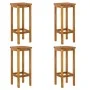 High garden table and stools 5 pcs solid acacia wood by , Garden sets - Ref: Foro24-3154385, Price: 238,12 €, Discount: %
