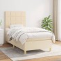 Boxspringbett mit cremefarbener Stoffmatratze 80x200 cm von , Betten und Lattenroste - Ref: Foro24-3142294, Preis: 323,54 €, ...