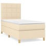 Boxspringbett mit cremefarbener Stoffmatratze 80x200 cm von , Betten und Lattenroste - Ref: Foro24-3142294, Preis: 323,54 €, ...