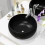 Runde Spüle aus schwarzer Keramik 40x15 cm von vidaXL, Sinkt - Ref: Foro24-142735, Preis: 68,01 €, Rabatt: %