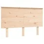 Bed for seniors with solid wood headboard 140x200cm by , Beds and slatted bases - Ref: Foro24-3195481, Price: 162,06 €, Disco...
