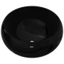 Lavabo redondo de cerámica negro 40x15 cm de vidaXL, Lavabos - Ref: Foro24-142735, Precio: 59,79 €, Descuento: %