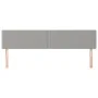 Headboards 2 units of light gray fabric 80x5x78/88 cm by , Headboards and footboards - Ref: Foro24-345944, Price: 41,45 €, Di...