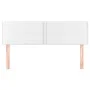 Zwei Kopfteile aus weißem Kunstleder, 72x5x78/88 cm. von , Kopf- und Fußteile - Ref: Foro24-345933, Preis: 57,91 €, Rabatt: %