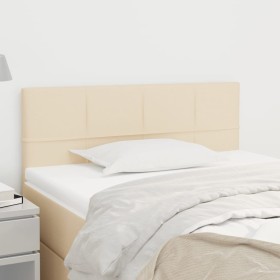 Cream fabric headboard 80x5x78/88 cm by , Headboards and footboards - Ref: Foro24-346009, Price: 43,16 €, Discount: %