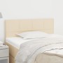 Cremefarbenes Stoffkopfteil 80x5x78/88 cm von , Kopf- und Fußteile - Ref: Foro24-346009, Preis: 43,16 €, Rabatt: %