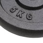 Cast iron weight plates 4 units 4x5 kg by vidaXL, free weight - Ref: Foro24-91392, Price: 92,04 €, Discount: %