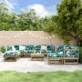 Gartenmöbel-Set 11-teilig aus imprägniertem Kiefernholz von , Gartensets - Ref: Foro24-3186416, Preis: 558,79 €, Rabatt: %