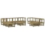 Gartenmöbel-Set 11-teilig aus imprägniertem Kiefernholz von , Gartensets - Ref: Foro24-3186416, Preis: 558,79 €, Rabatt: %