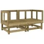 Gartenmöbel-Set 11-teilig aus imprägniertem Kiefernholz von , Gartensets - Ref: Foro24-3186416, Preis: 551,65 €, Rabatt: %
