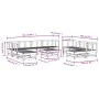 Gartenmöbel-Set 11-teilig aus imprägniertem Kiefernholz von , Gartensets - Ref: Foro24-3186416, Preis: 551,65 €, Rabatt: %