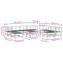 Gartenmöbel-Set 11-teilig aus imprägniertem Kiefernholz von , Gartensets - Ref: Foro24-3186416, Preis: 558,79 €, Rabatt: %