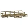 Garden furniture set 7 pieces impregnated pine wood by , Garden sets - Ref: Foro24-3186437, Price: 362,52 €, Discount: %