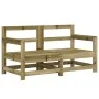 Garden furniture set 7 pieces impregnated pine wood by , Garden sets - Ref: Foro24-3186437, Price: 362,52 €, Discount: %