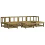 Garden furniture set 7 pieces impregnated pine wood by , Garden sets - Ref: Foro24-3186346, Price: 369,81 €, Discount: %