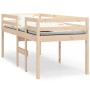 Solid pine wood high bed 90x190 cm by , Beds and slatted bases - Ref: Foro24-821614, Price: 133,86 €, Discount: %