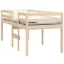 Hochbett aus massivem Kiefernholz 90x190 cm von , Betten und Lattenroste - Ref: Foro24-821614, Preis: 140,65 €, Rabatt: %