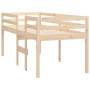 Solid pine wood high bed 90x190 cm by , Beds and slatted bases - Ref: Foro24-821614, Price: 133,86 €, Discount: %