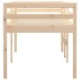 Hochbett aus massivem Kiefernholz 90x190 cm von , Betten und Lattenroste - Ref: Foro24-821614, Preis: 140,65 €, Rabatt: %