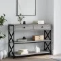 Mesa consola madera de ingeniería gris Sonoma 100x28x75 cm de , Mesas auxiliares - Ref: Foro24-834193, Precio: 103,38 €, Desc...