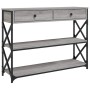Mesa consola madera de ingeniería gris Sonoma 100x28x75 cm by , Side tables - Ref: Foro24-834193, Price: 105,35 €, Discount: %