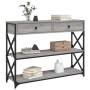 Mesa consola madera de ingeniería gris Sonoma 100x28x75 cm by , Side tables - Ref: Foro24-834193, Price: 105,35 €, Discount: %