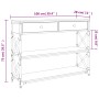 Mesa consola madera de ingeniería gris Sonoma 100x28x75 cm by , Side tables - Ref: Foro24-834193, Price: 105,35 €, Discount: %