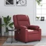 Sillón de masaje reclinable cuero sintético rojo tinto by , Armchairs - Ref: Foro24-373533, Price: 218,94 €, Discount: %