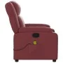Sillón de masaje reclinable cuero sintético rojo tinto by , Armchairs - Ref: Foro24-373533, Price: 218,94 €, Discount: %