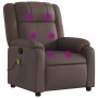Sillón de masaje reclinable cuero sintético marrón by , Armchairs - Ref: Foro24-373531, Price: 240,96 €, Discount: %