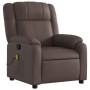 Sillón de masaje reclinable cuero sintético marrón by , Armchairs - Ref: Foro24-373531, Price: 240,96 €, Discount: %