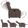 Sillón de masaje reclinable cuero sintético marrón by , Armchairs - Ref: Foro24-373531, Price: 240,96 €, Discount: %