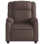 Sillón de masaje reclinable cuero sintético marrón by , Armchairs - Ref: Foro24-373531, Price: 240,96 €, Discount: %