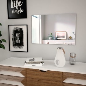 Rectangular glass wall mirror 60x40 cm by vidaXL, Mirrors - Ref: Foro24-245699, Price: 35,40 €, Discount: %