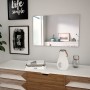 Rectangular glass wall mirror 60x40 cm by vidaXL, Mirrors - Ref: Foro24-245699, Price: 35,40 €, Discount: %
