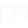 Cabecero de metal blanco 193 cm de , Cabeceros y pies de cama - Ref: Foro24-373973, Precio: 31,15 €, Descuento: %