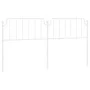 White metal headboard 193 cm by , Headboards and footboards - Ref: Foro24-373973, Price: 30,71 €, Discount: %