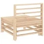Sofá central de jardín madera maciza de pino by , Modular outdoor sofas - Ref: Foro24-825611, Price: 62,76 €, Discount: %