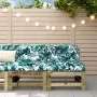 Sofás centrales de jardín 2 uds madera de pino impregnada by , Modular outdoor sofas - Ref: Foro24-825645, Price: 101,53 €, D...