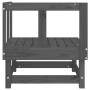 Massive Ecksitzgarnitur aus grauem Kiefernholz. von , Modulare Sofas für den Außenbereich - Ref: Foro24-825368, Preis: 71,67 ...