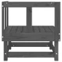 Massive Ecksitzgarnitur aus grauem Kiefernholz. von , Modulare Sofas für den Außenbereich - Ref: Foro24-825368, Preis: 70,70 ...