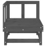 Sofás de esquina de jardín 2 uds madera maciza de pino gris by , Modular outdoor sofas - Ref: Foro24-825396, Price: 127,70 €,...