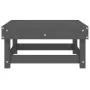 Massiver Gartenhocker aus grauer Kiefernholz von , Modulare Sofas für den Außenbereich - Ref: Foro24-825382, Preis: 76,25 €, ...